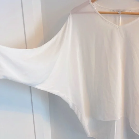 White Sheer Top - Picture 2 of 3